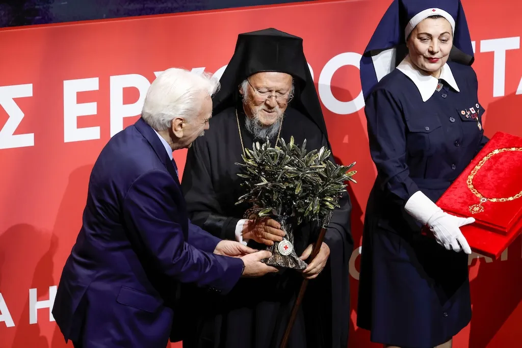 Ο Ελληνικός Ερυθρός Σταυρός τίμησε τον Παναγιώτατο Οικουμενικό Πατριάρχη κ.κ. Βαρθολομαίο