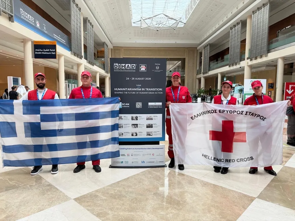 Ο ΕΕΣ εκπροσώπησε την Ευρώπη στο Παγκόσμιο Κύπελλο Πρώτων Βοηθειών στο Ντουμπάι