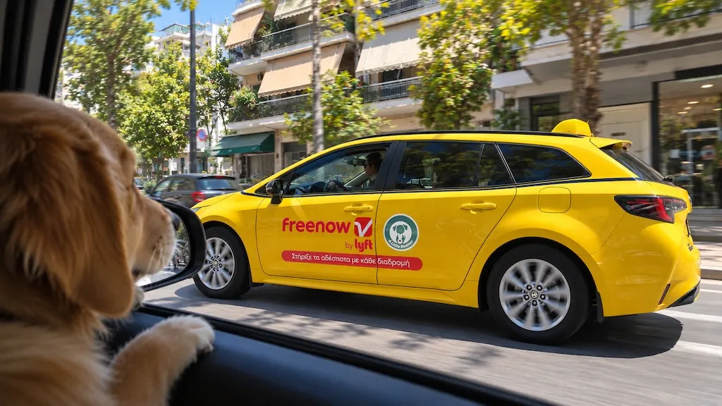 Το Freenow by Lyft διπλασιάζει τις δωρεές προς το A Little Shelter