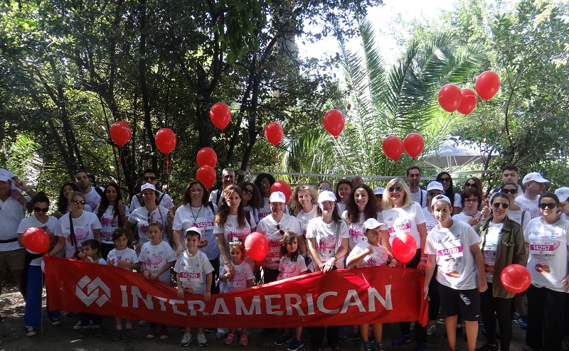 123 συμμετοχές από την ΙΝΤERAMERICAN στο “Greece Race for Cure”