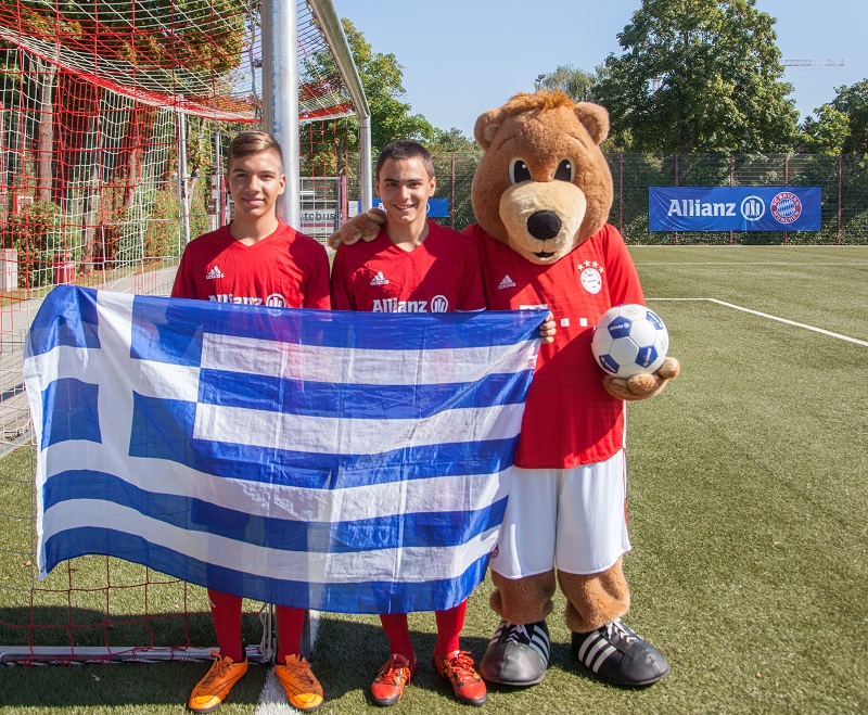Allianz Junior Football Camp: Η Allianz Ελλάδος έκανε το όνειρο δύο νέων πραγματικότητα