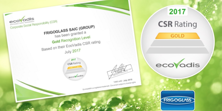 Η Frigoglass έλαβε Χρυσή Διάκριση από την EcoVadis για την ΕΚΕ