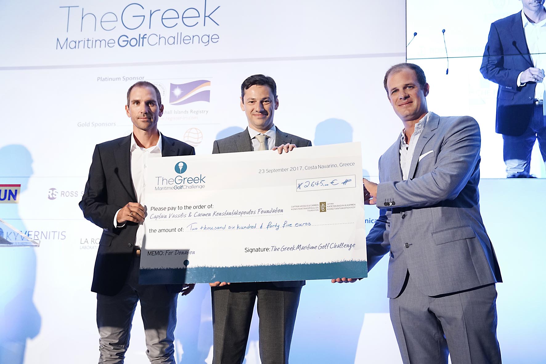 “The Greek Maritime Golf Challenge” με φιλανθρωπικό δείπνο