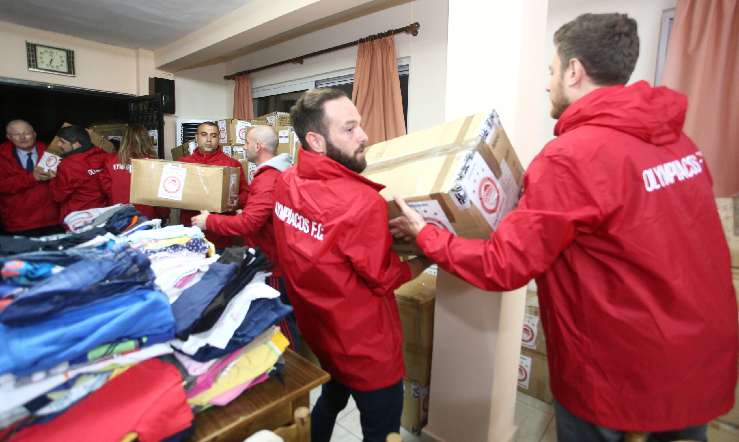 Η ΠΑΕ Ολυμπιακός στηρίζει τους πλημμυροπαθείς