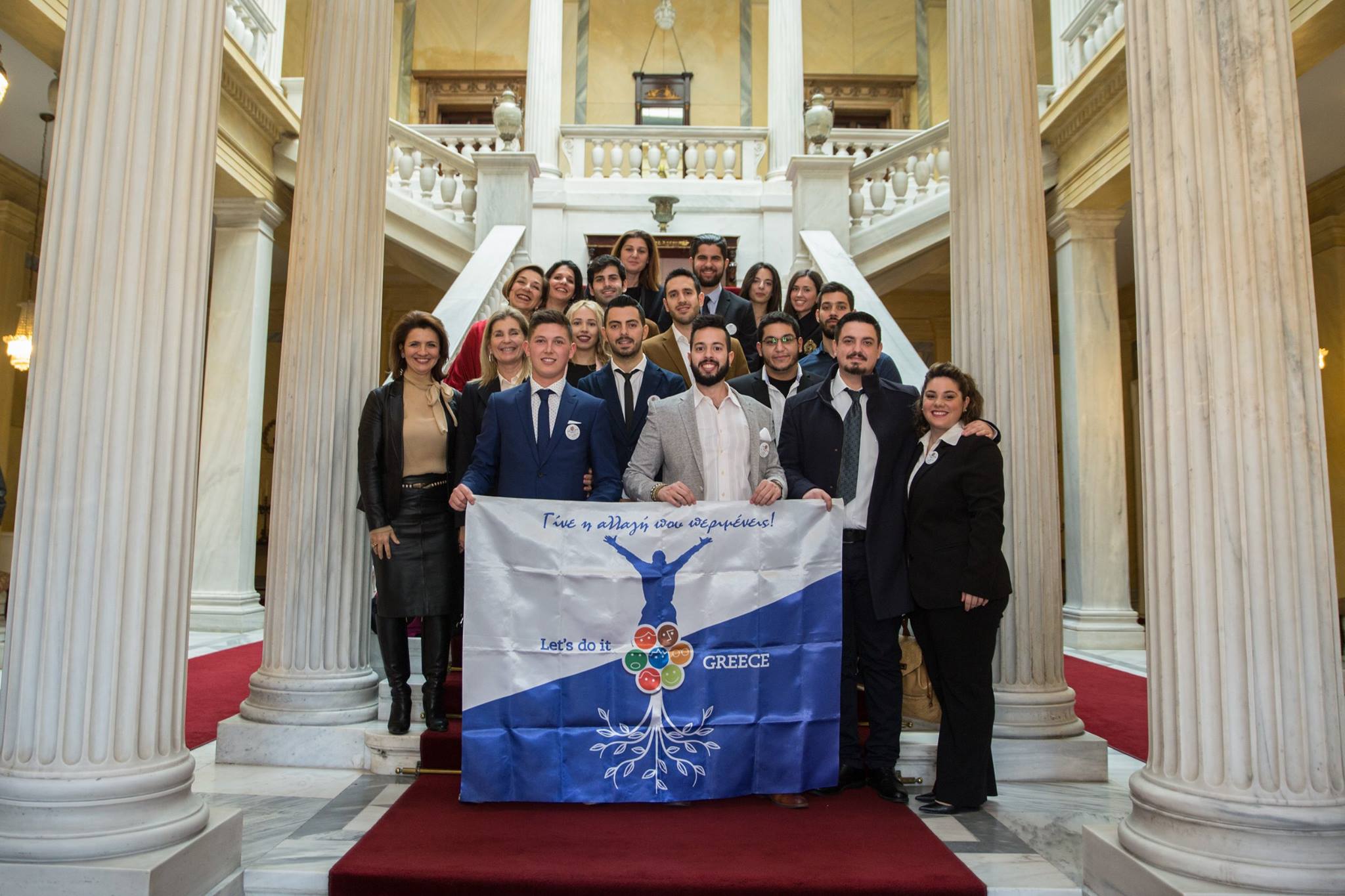 Η Εθελοντική Εκστρατεία “Let’s do it Greece” στον Πρόεδρο της Δημοκρατίας