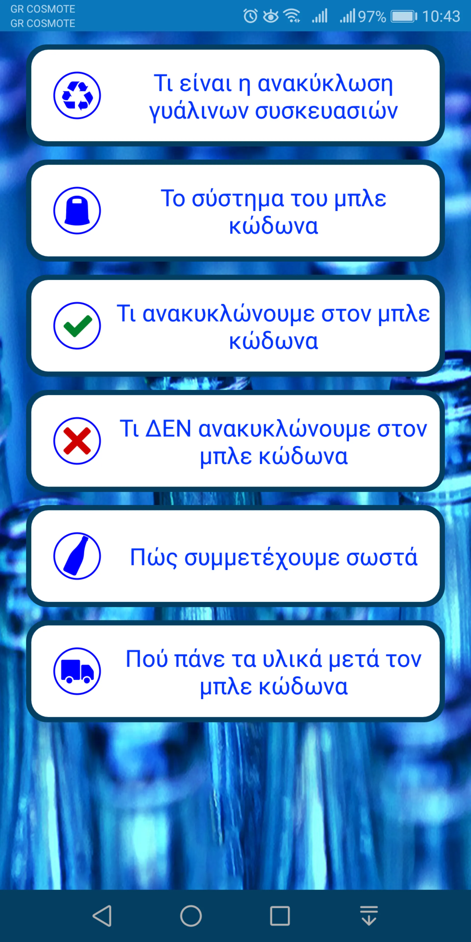 EEAA: Δράσεις και τεχνολογικές εφαρμογές για ανακύκλωση γυαλιού