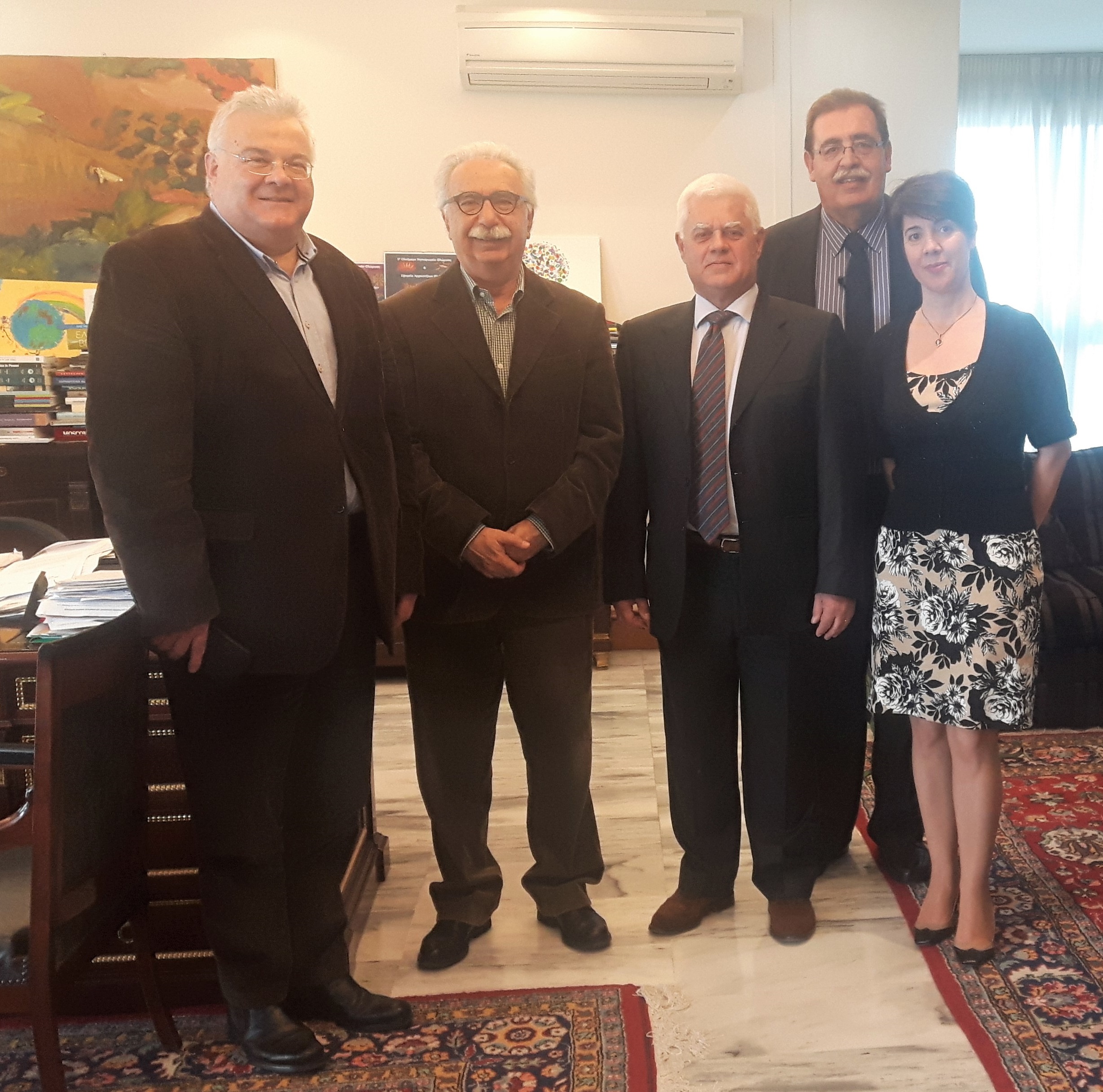 Ο Πρόεδρος των Ελλήνων Προσκόπων στον Υπουργό Παιδείας