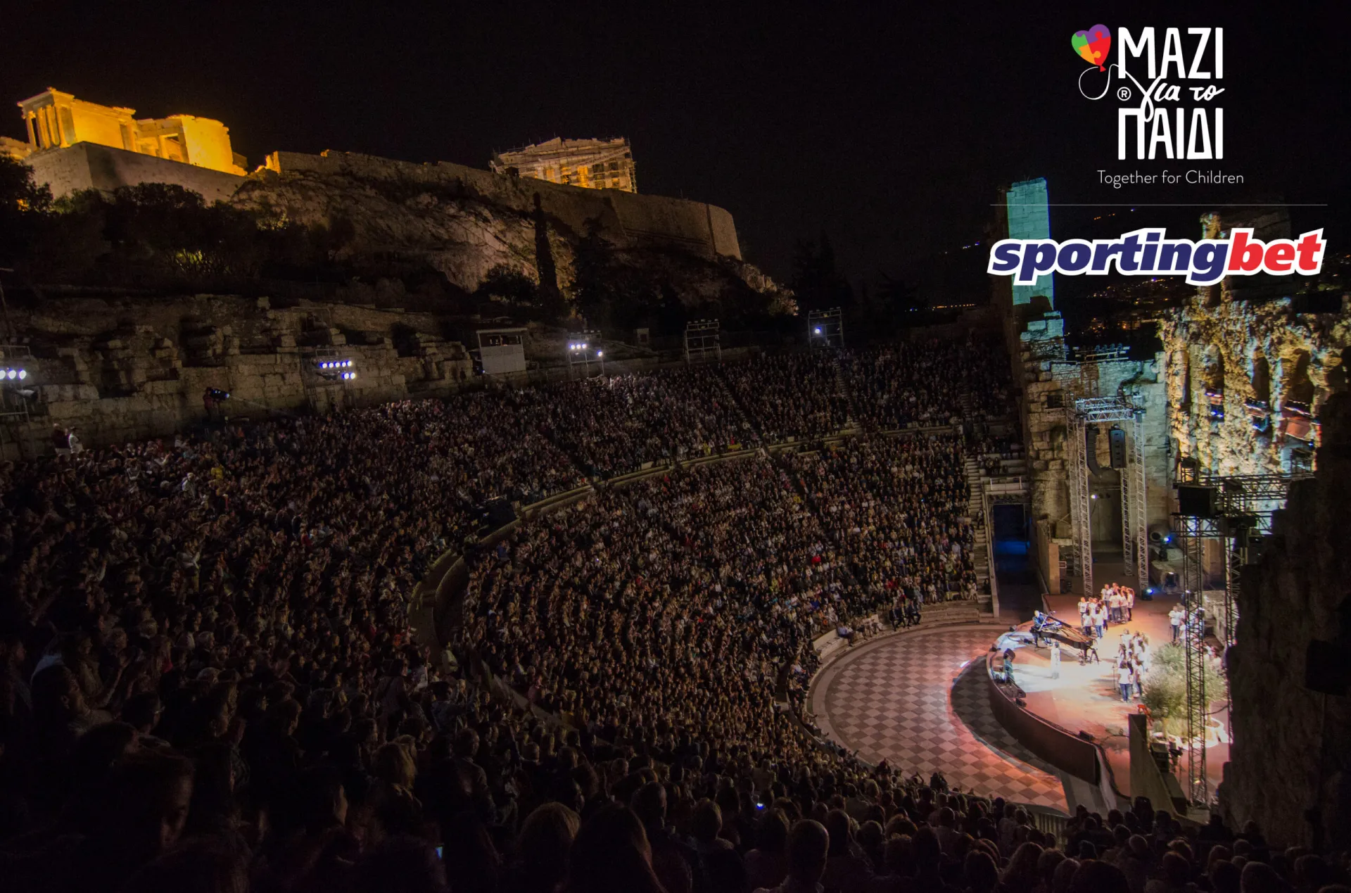 Sportingbet: Χορηγός συναυλίας για το «Μαζί για το Παιδί»