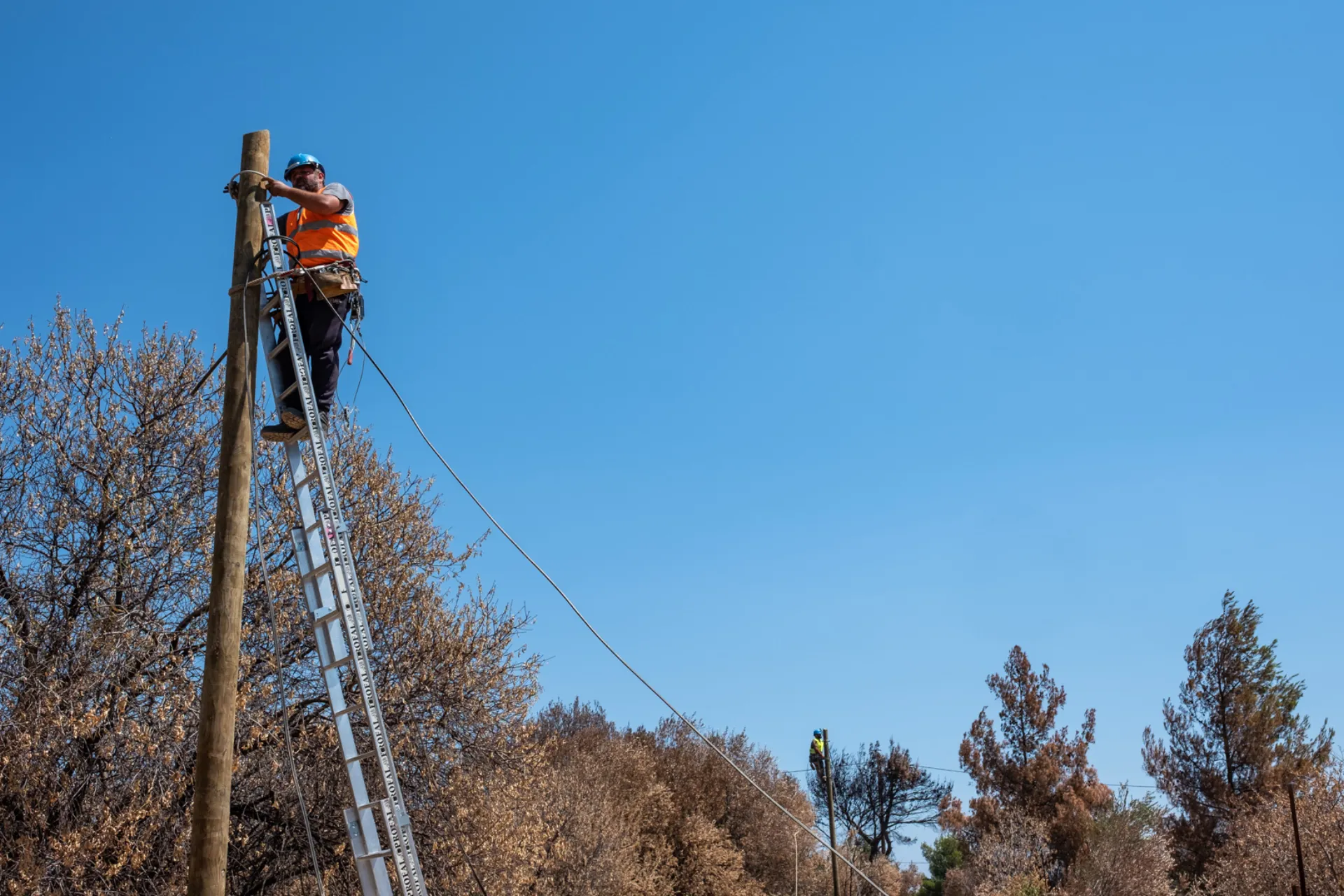 Όμιλος ΟΤΕ: Αποκαθίστανται τα δίκτυα στις πυρόπληκτες περιοχές