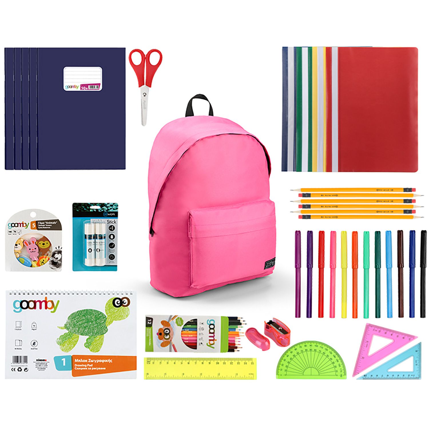 Πλαίσιο: Μοίρασε 7.000 σχολικές τσάντες