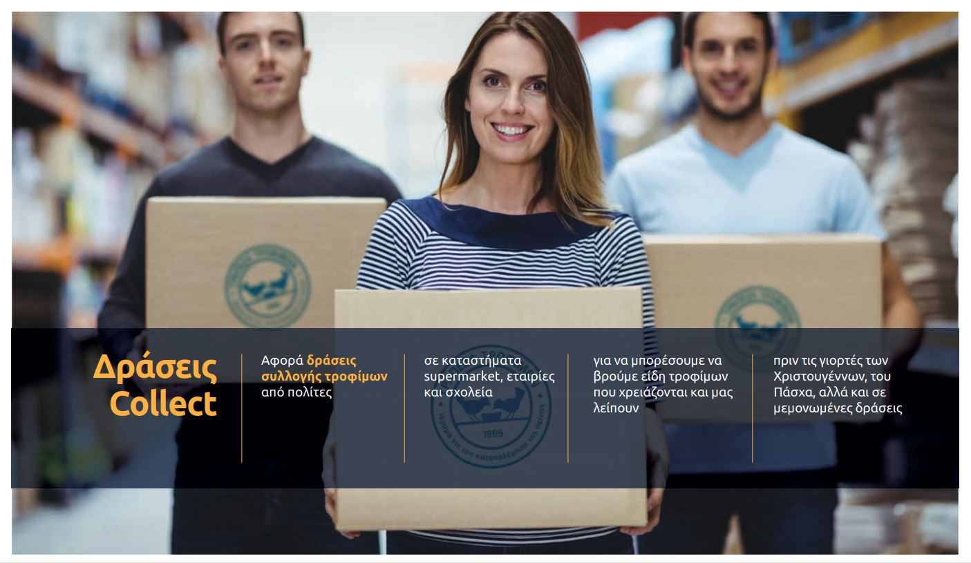 550 εθελοντές της Τράπεζας Τροφίμων συλλέγουν τρόφιμα