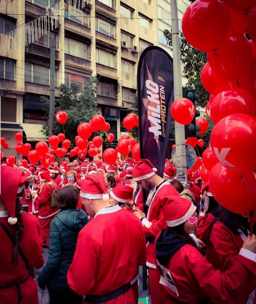 To Milko της ΔΕΛΤΑ στο 6ο Santa Run