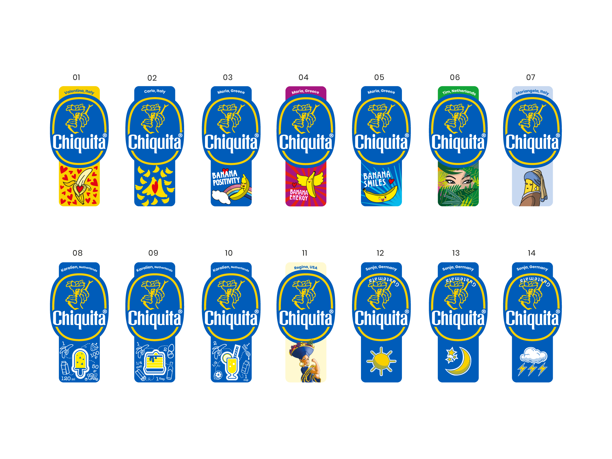 Chiquita: Οι νικητές του διαγωνισμού «Βάλε την Πινελιά σου»