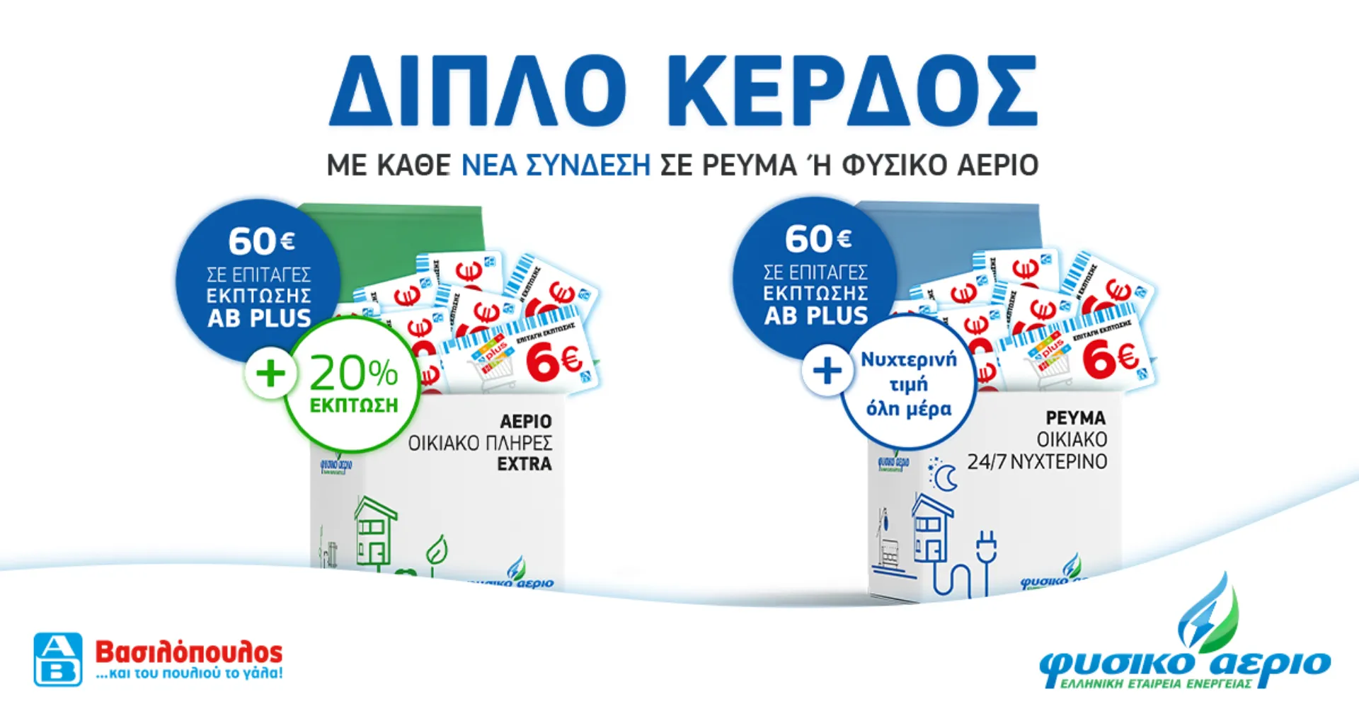 Συνεργασία ΑΒ Βασιλόπουλος με Φυσικό Αέριο