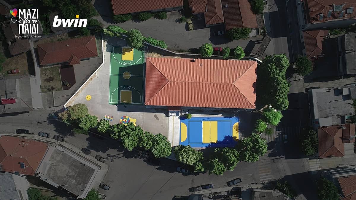 bwin: Εγκαίνια δύο γηπέδων στο Διδυμότειχο “Μαζί για το Παιδί”