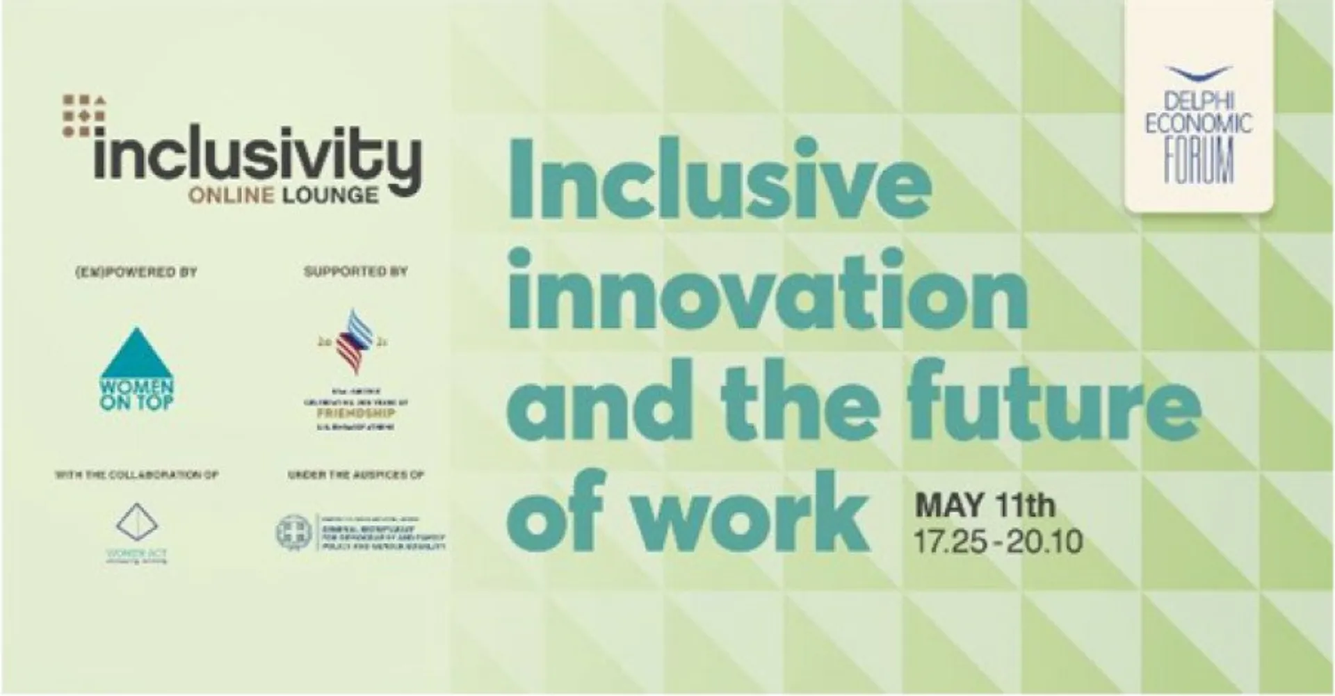 Inclusivity Lounge online στο Delphi Economic Forum