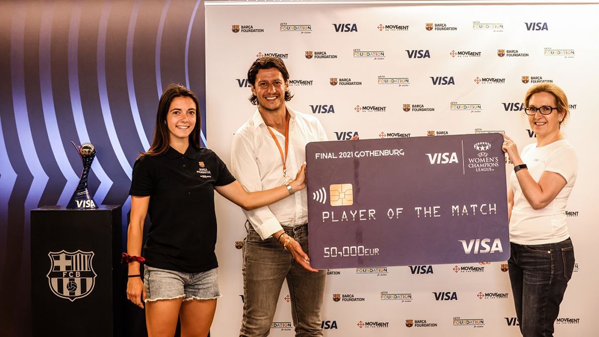 Δωρεά Visa «Player of the Match» στα παιδιά πρόσφυγες