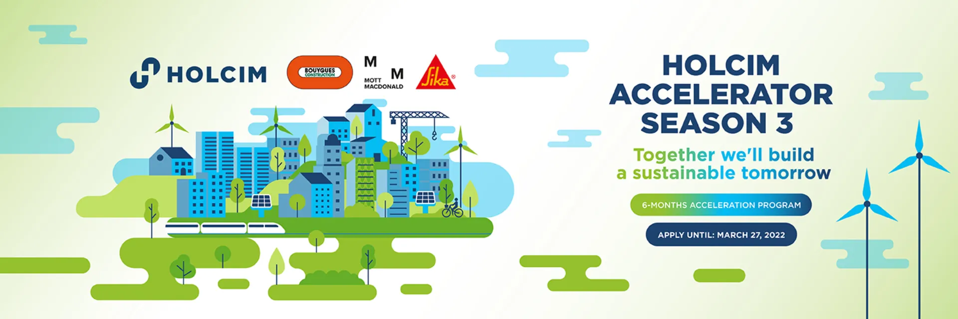 Το πρόγραμμα «Accelerator» της Holcim καλεί νεοφυείς επιχειρήσεις