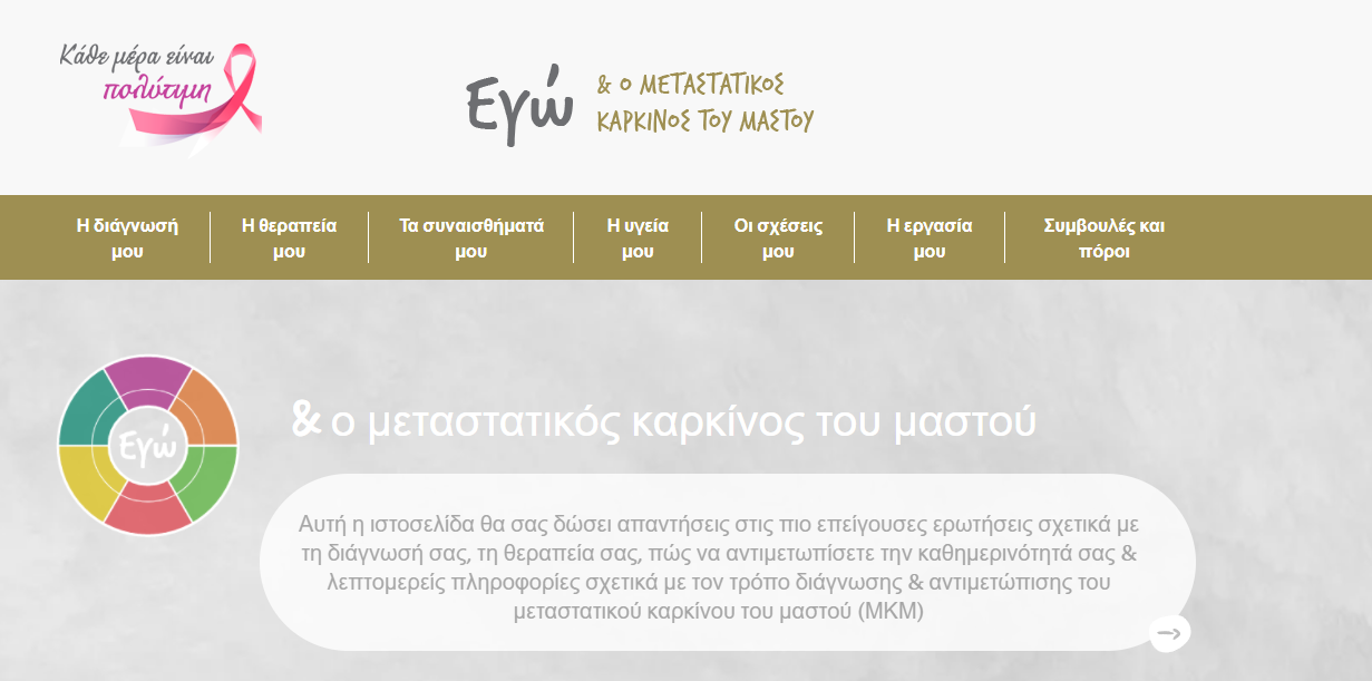 Pfizer Hellas: «Εγώ & ο Μεταστατικός Καρκίνος του Μαστού»