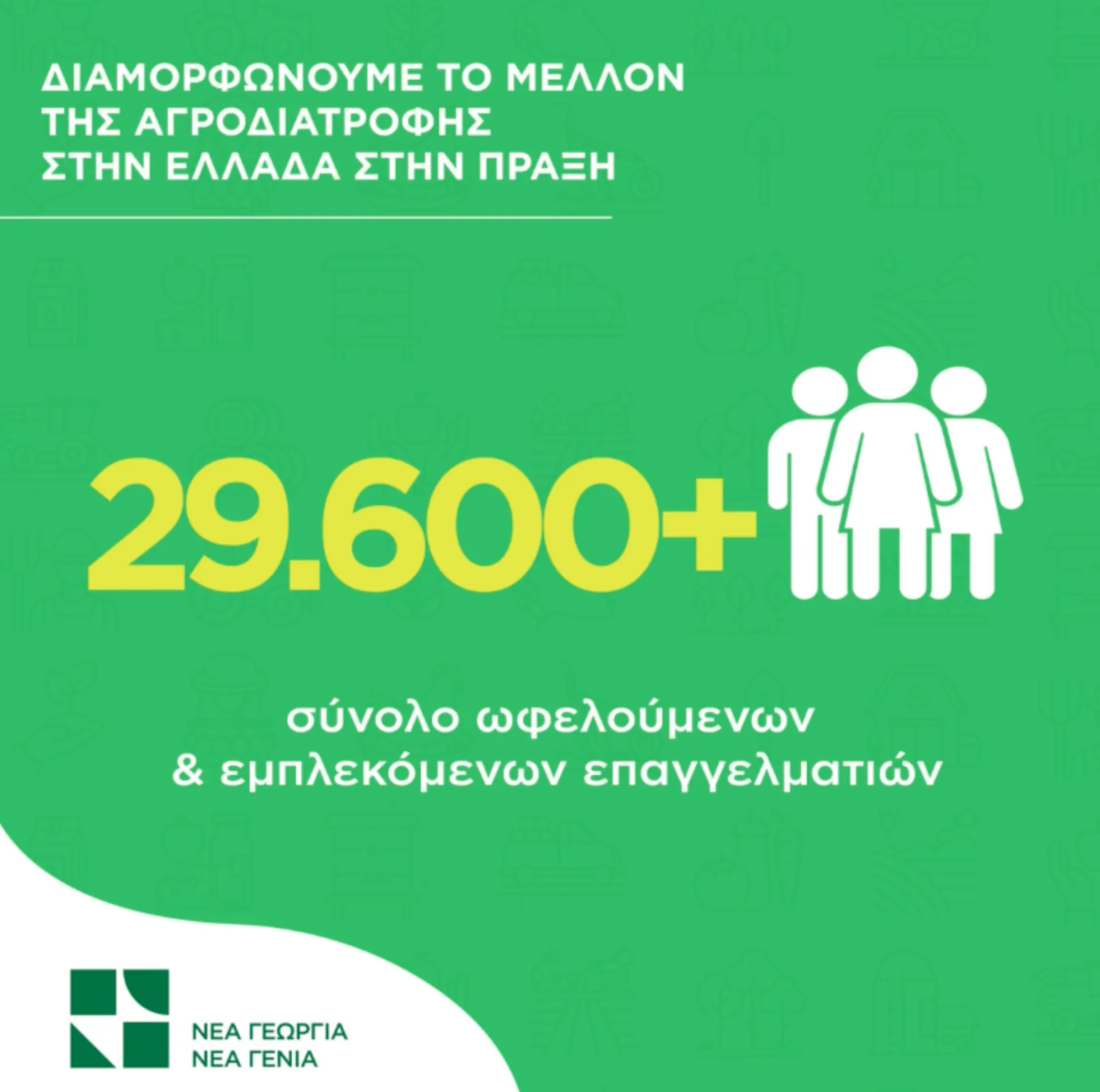 Νέα Γεωργία Νέα Γενιά: Για κάθε 1 ευρώ που επενδύει 3,6 ευρώ πάνε στην οικονομία