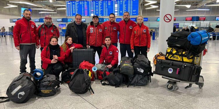Αποστολή της Ελληνικής Ομάδας Διάσωσης στην Τουρκία