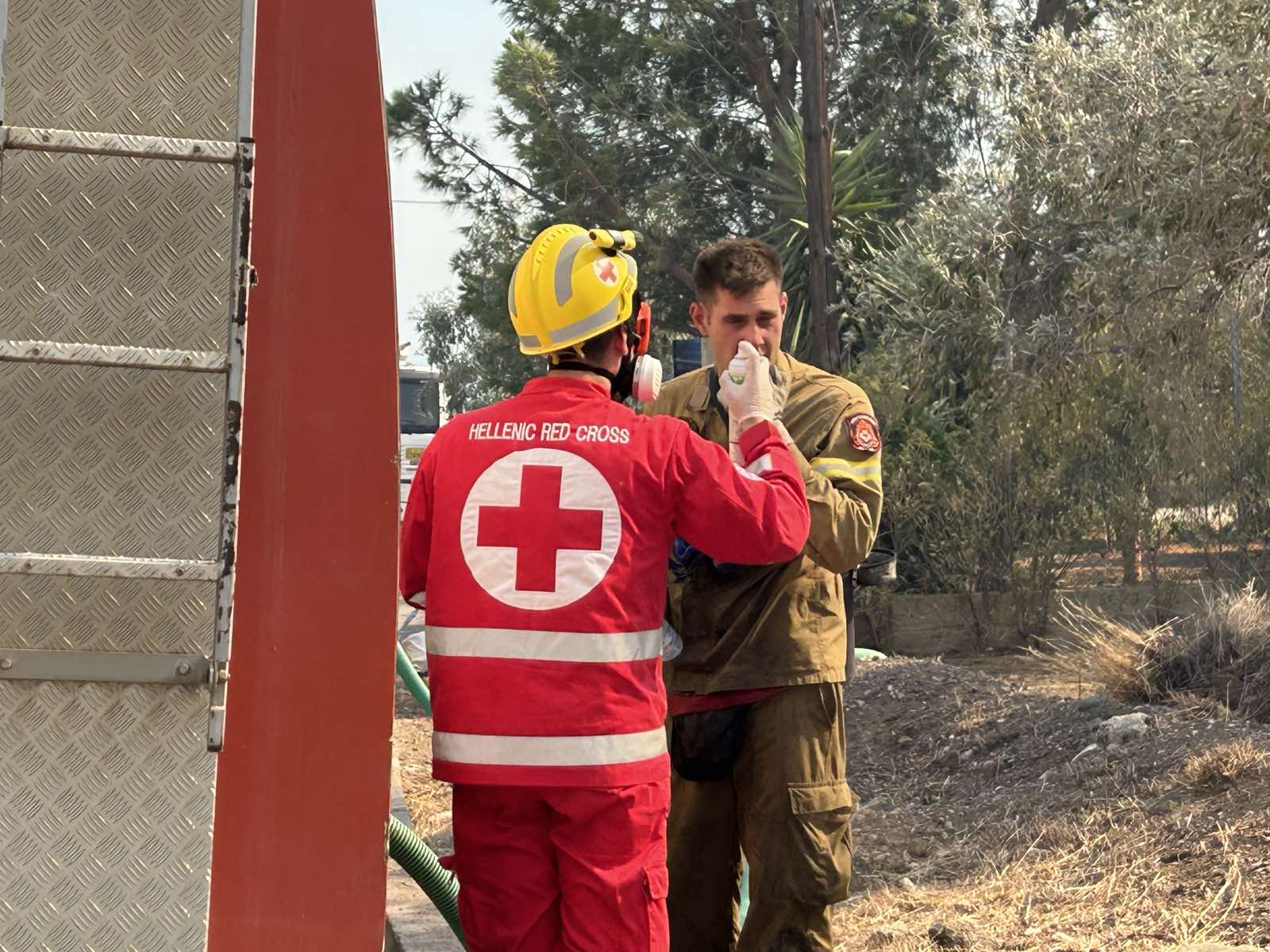 Εθελοντές Σαμαρείτες-Διασώστες επιχειρούν στο πλευρό της Πυροσβεστικής Υπηρεσίας