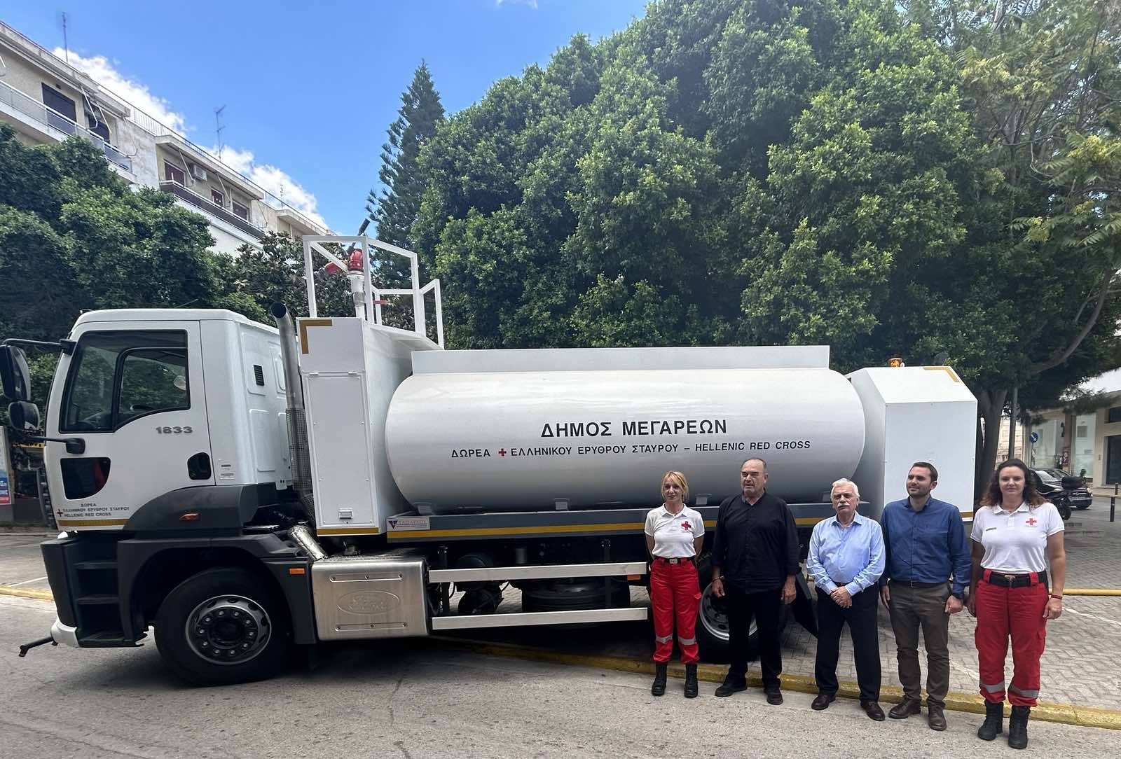 ΕΕΣ: Δωρεά οχήματος αντιμετώπισης πυρκαγιών στο Δήμο Μεγαρέων