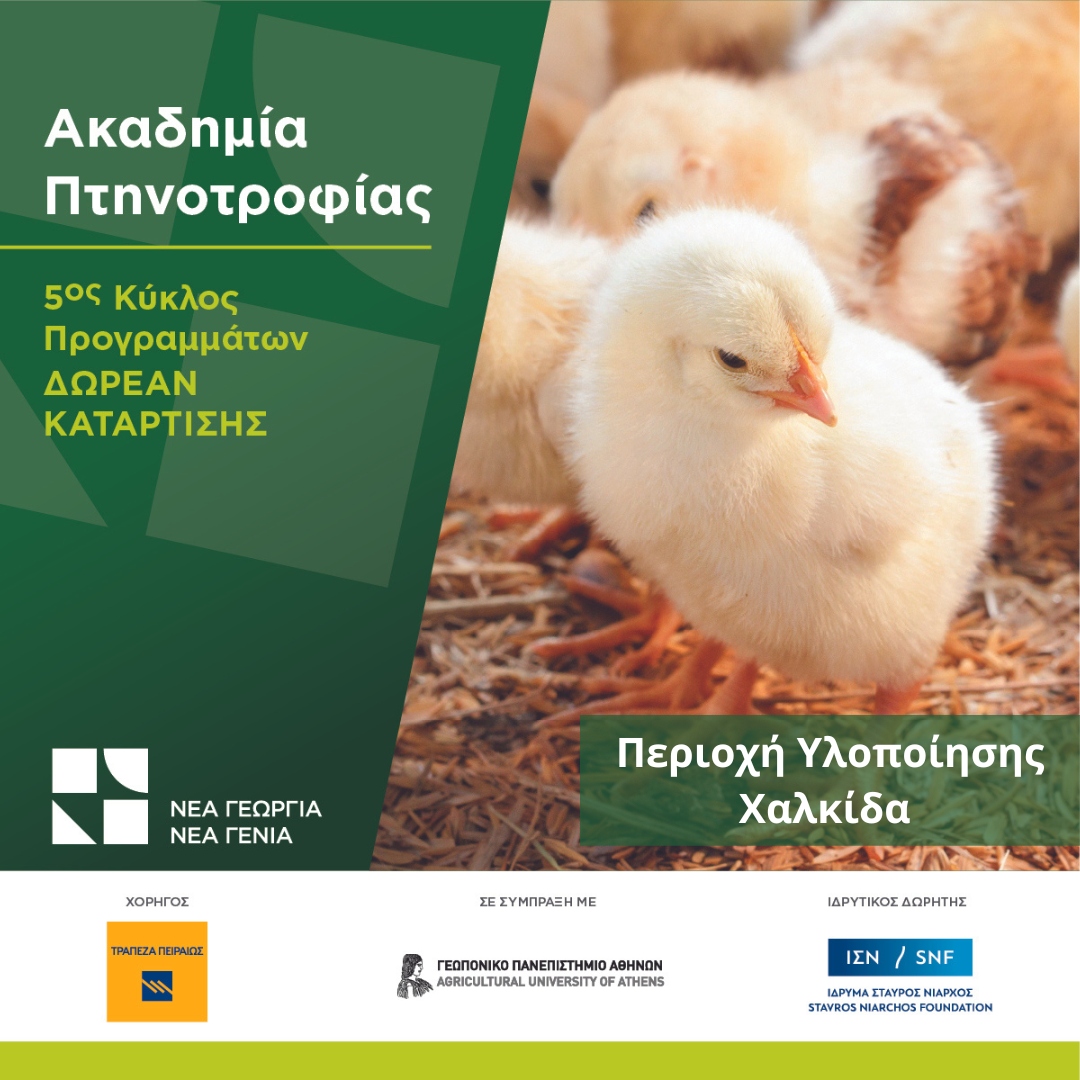 Νέα Γεωργία Νέα Γενιά: Από την Χαλκίδα ξεκινά η Ακαδημία Πτηνοτροφίας