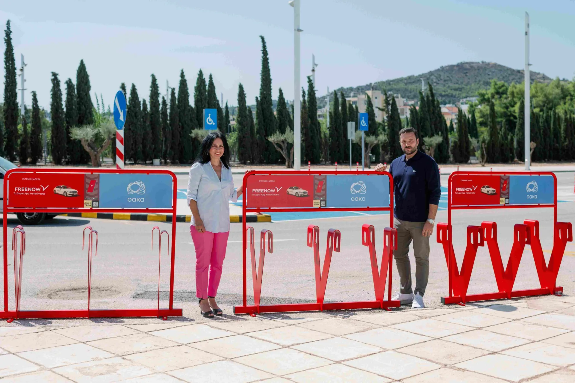 Η FREENOW δωρίζει 90 βάσεις στάθμευσης ποδηλάτων