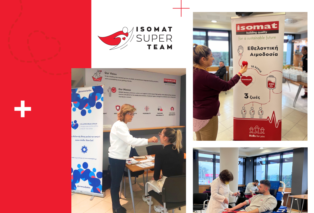 GivingTuesday στην ISOMAT: Η 3η εθελοντική αιμοδοσία