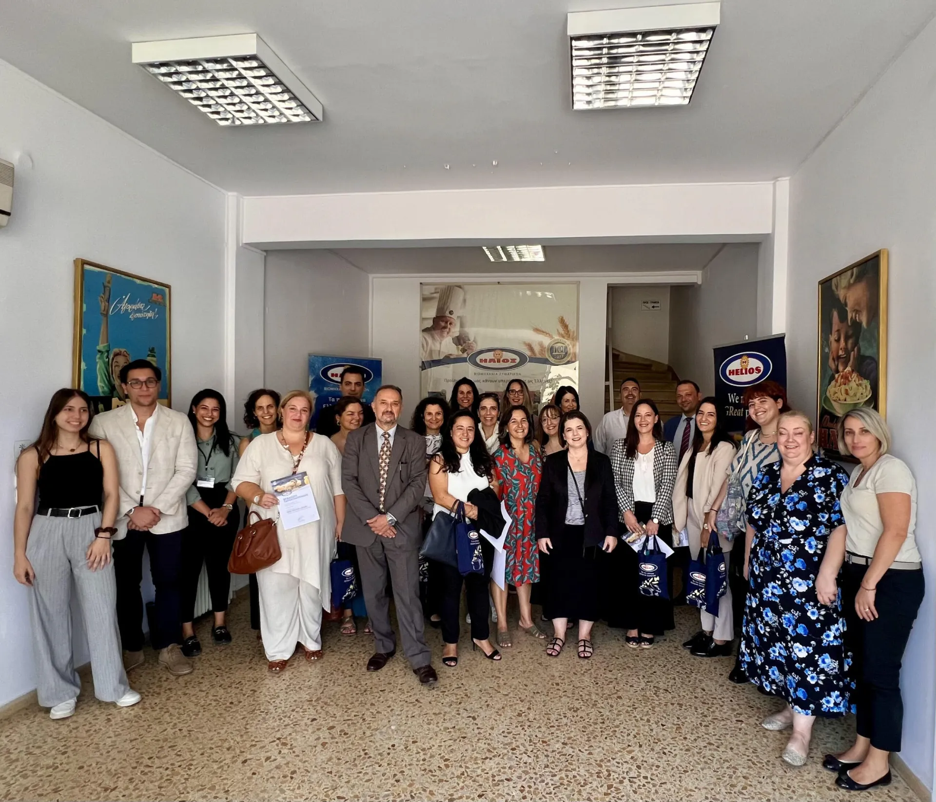 Στη Βιομηχανία Ζυμαρικών ΗΛΙΟΣ στελέχη του κλάδου ΟΕΥ του Υπουργείου Εξωτερικών