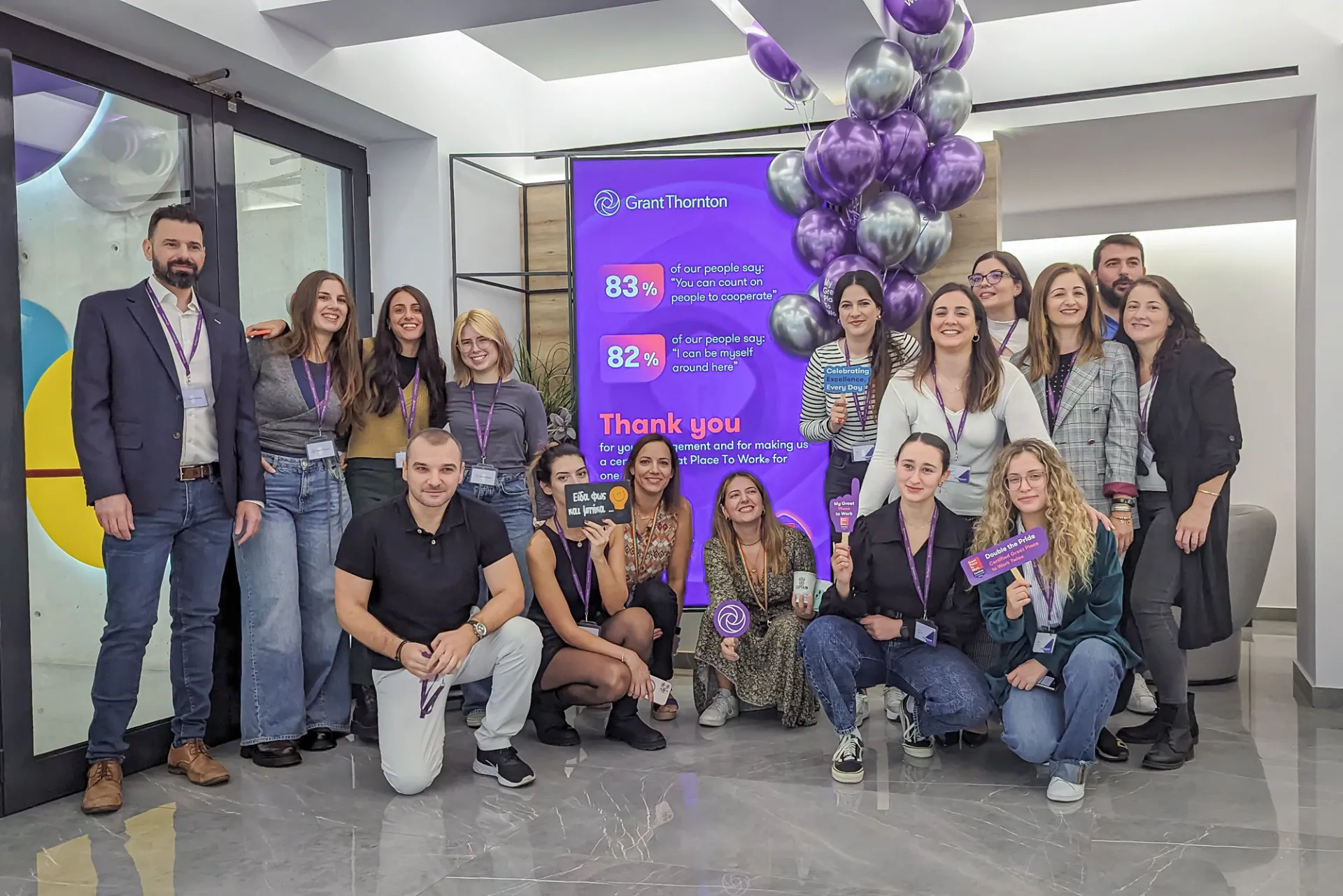 Grant Thornton: Πιστοποιήθηκε ως Great Place to Work