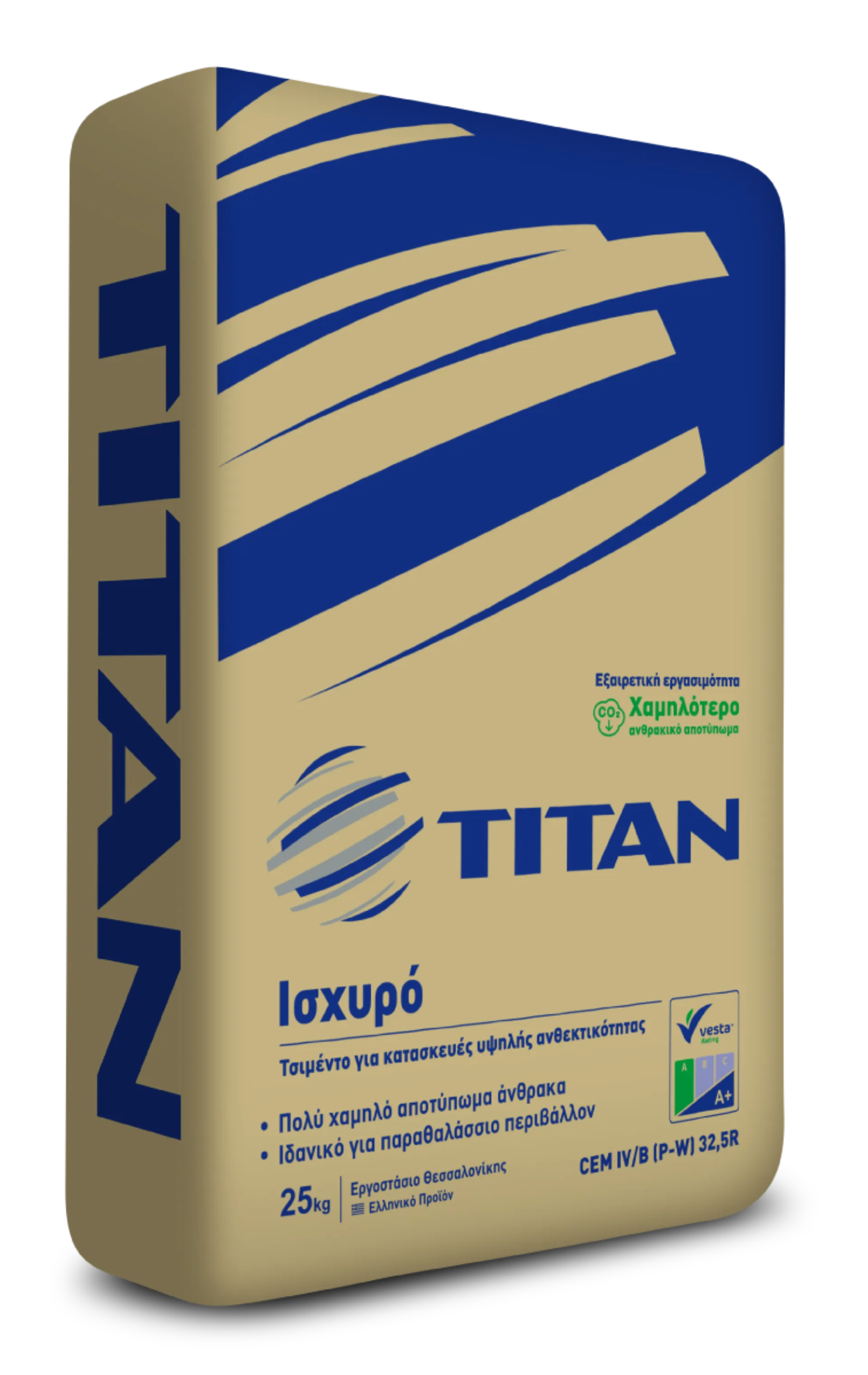 ΤΙΤΑΝ: Τσιμέντο με το χαμηλότερο αποτύπωμα άνθρακα στην αγορά