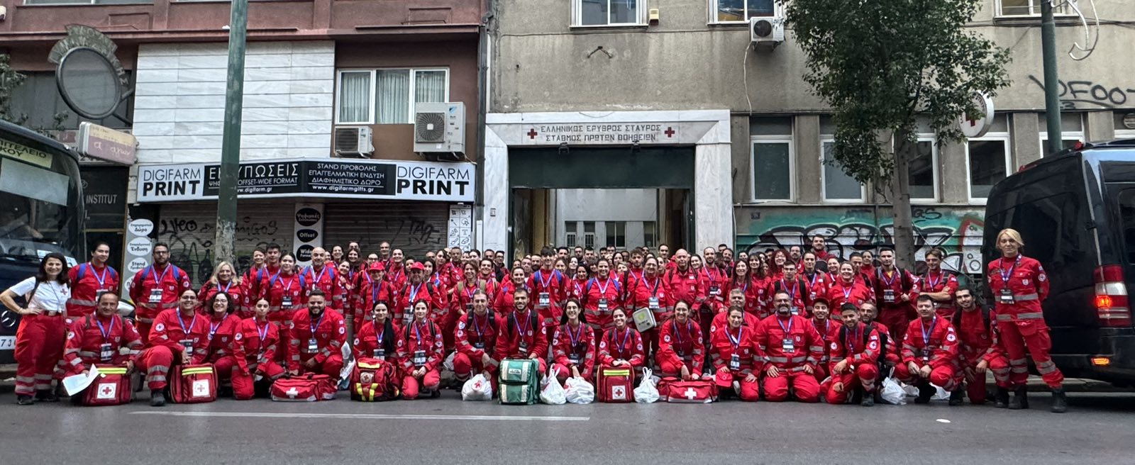Ο Ελληνικός Ερυθρός Σταυρός στον 40ο Αυθεντικό Μαραθώνιο Αθήνας