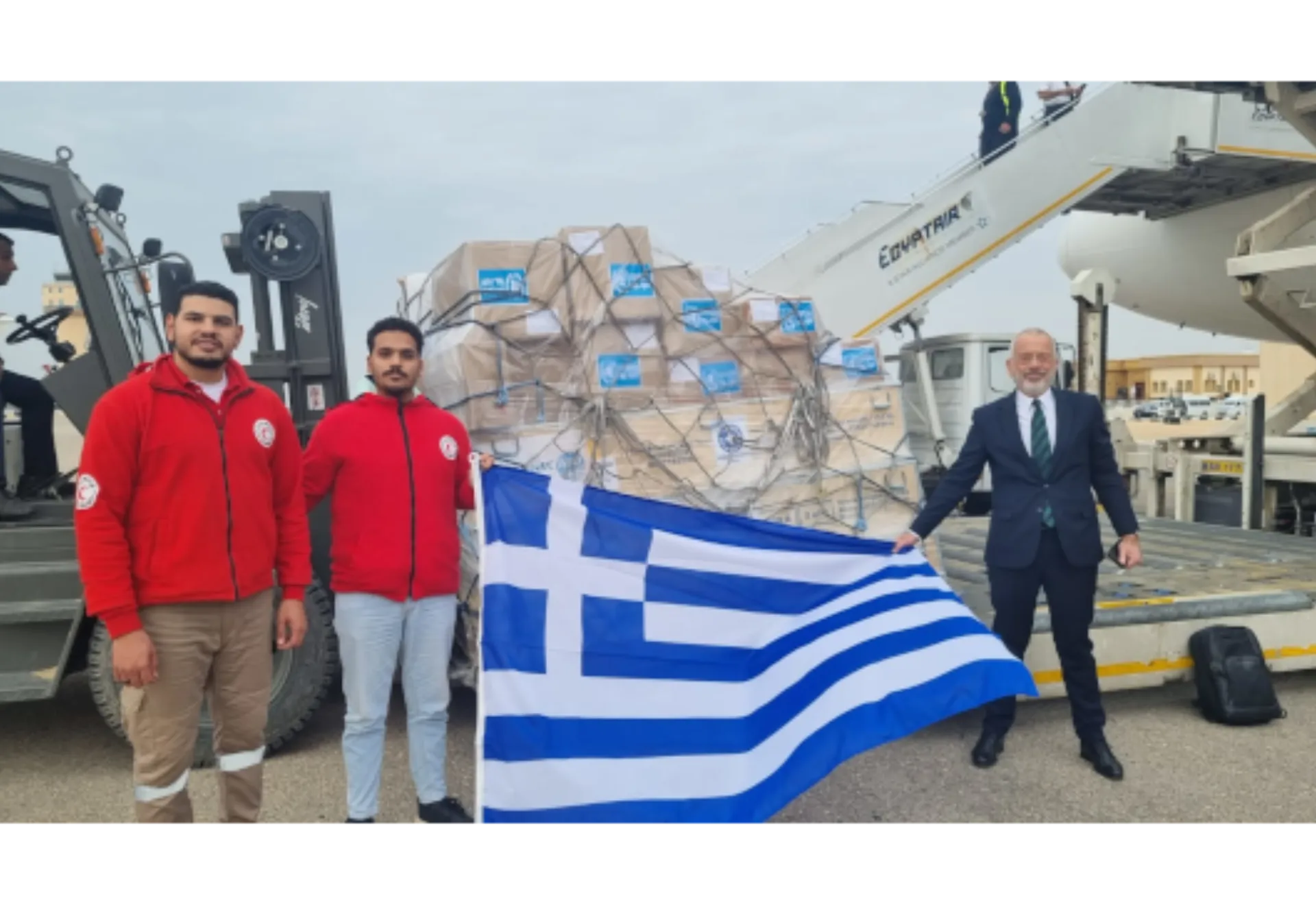 Aποστολή ελληνικής ανθρωπιστικής βοήθειας στη Γάζα