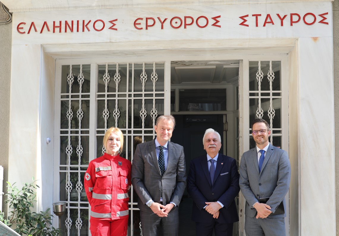 ΕΕΣ: Ο Πρόεδρος υποδέχθηκε τον Πρέσβη της Ελβετίας στα Γραφεία του Ε.Ε.Σ.