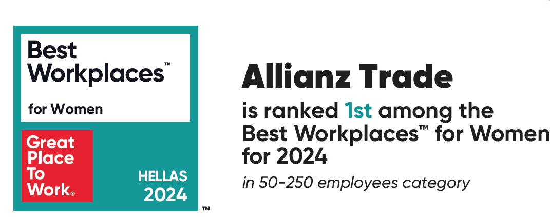 Allianz Trade: 1η θέση στα Best Workplaces for Women Hellas
