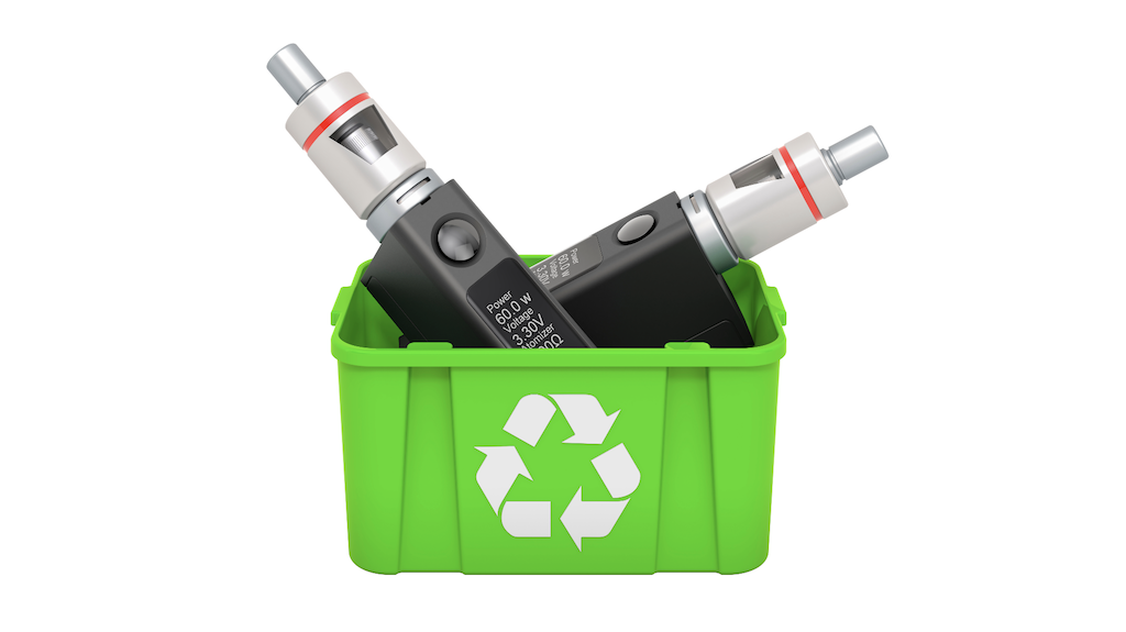 ΕΚΑΝ: Πιστοποίηση για απόβλητα ηλεκτρονικών τσιγάρων