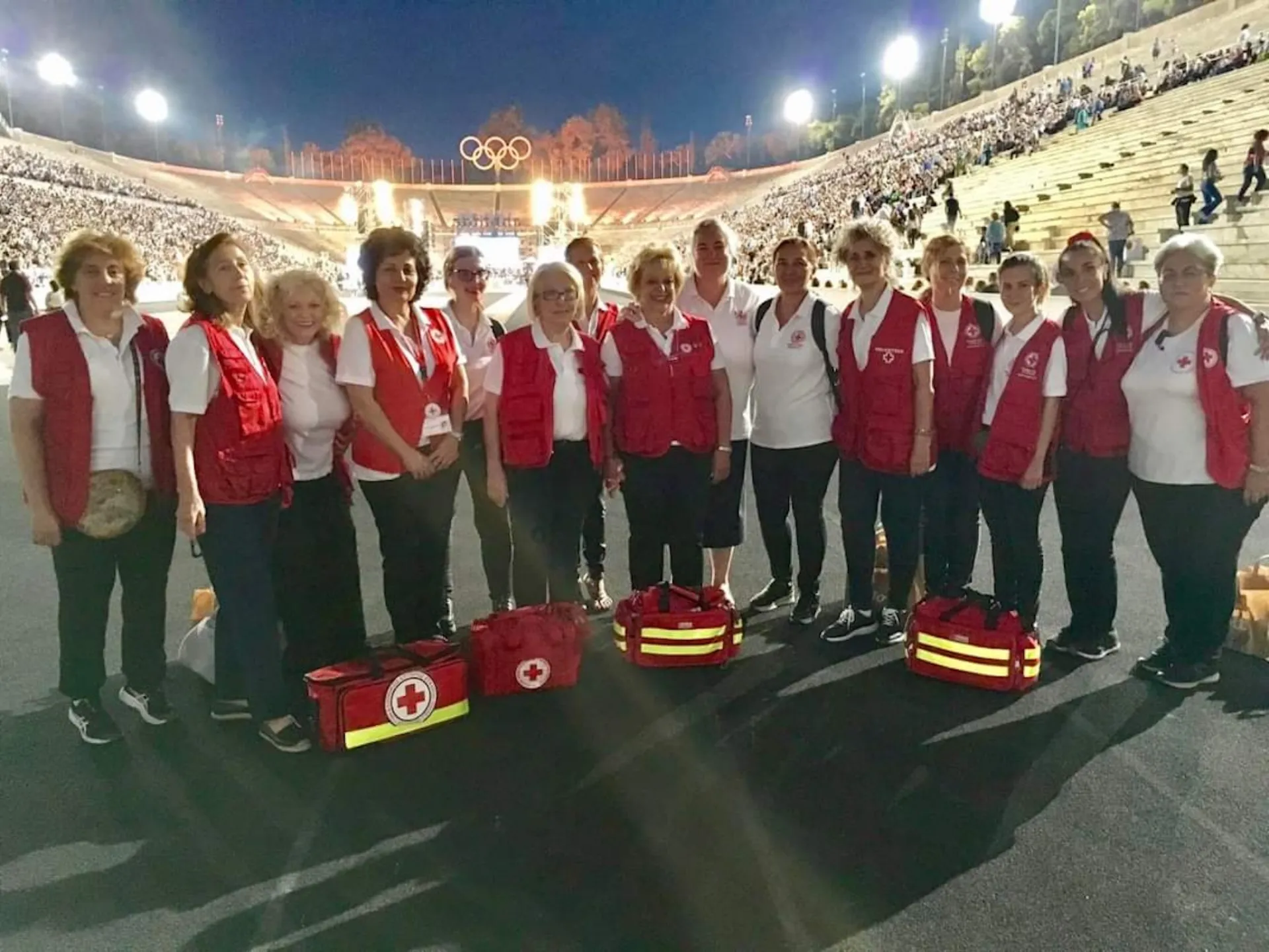 Οι εθελοντές του ΕΕΣ στη συναυλία του «Όλοι μαζί μπορούμε»