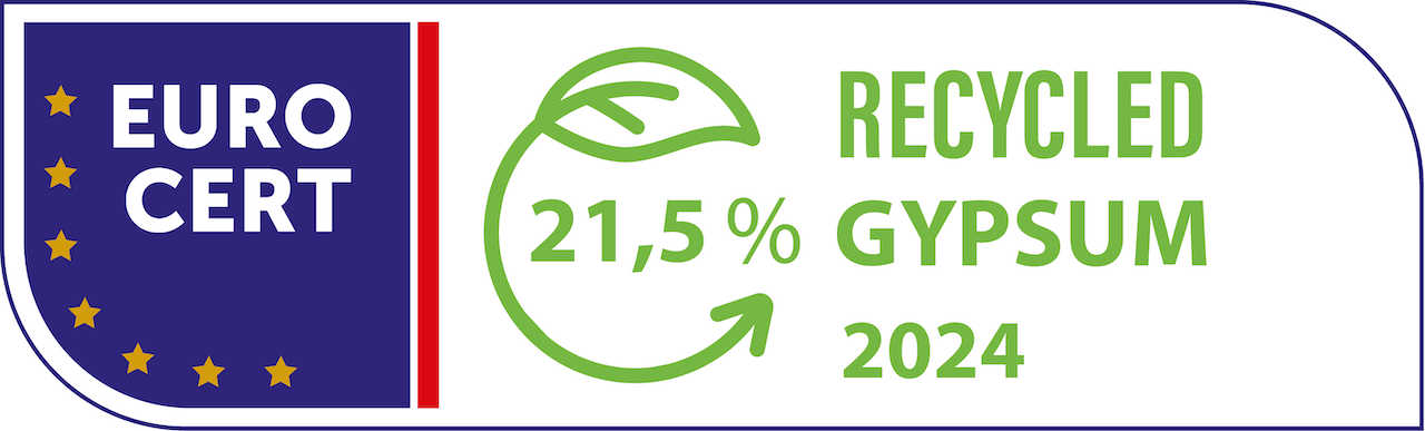 Πιστοποίηση ανακυκλωμένου γύψου σε προϊόντα SAINT-GOBAIN