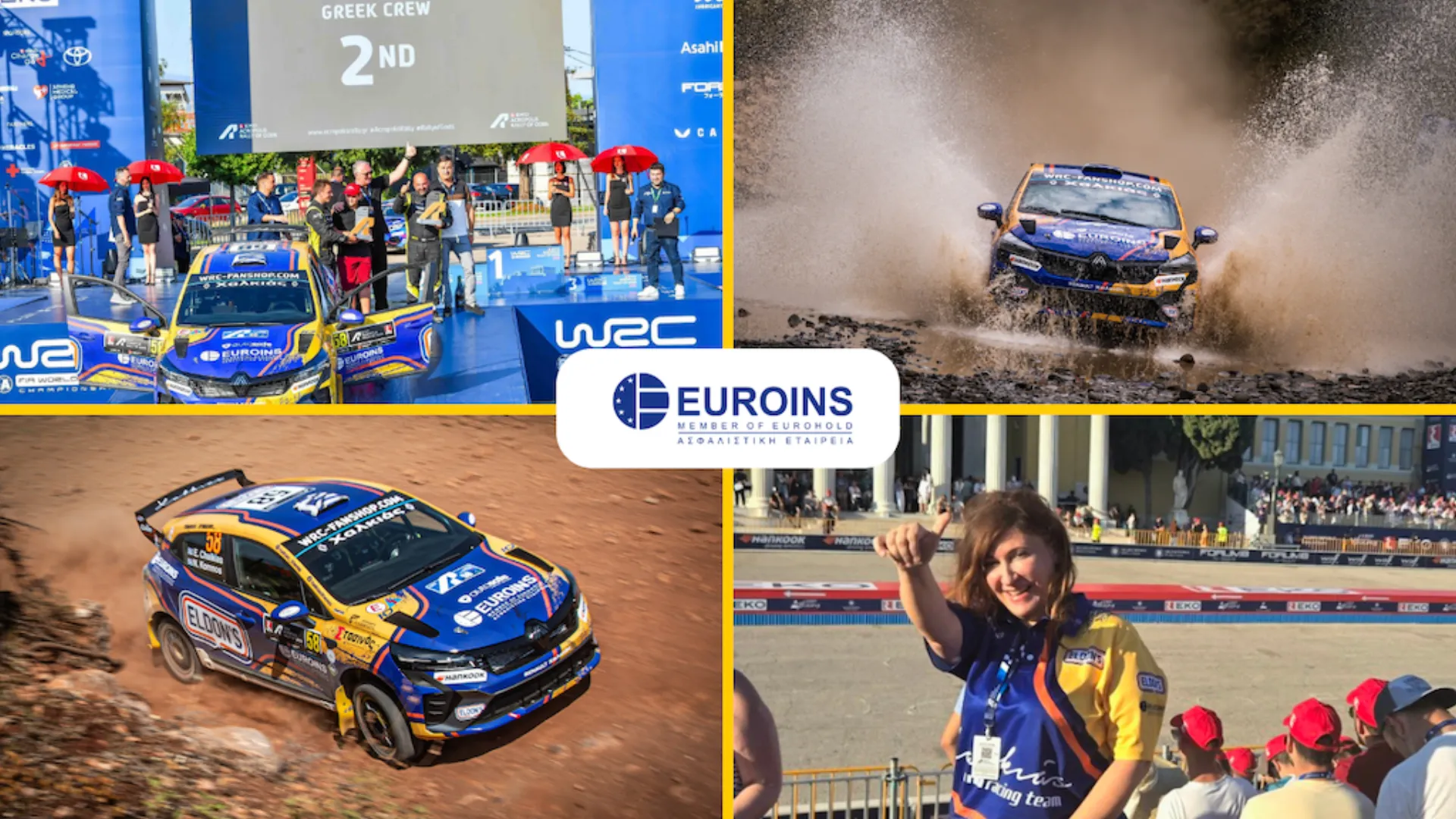 EUROINS ΕΛΛΑΔΟΣ: Στηρίζει τον Θέμη Χαλκιά & την Χαλκιάς Racing Team