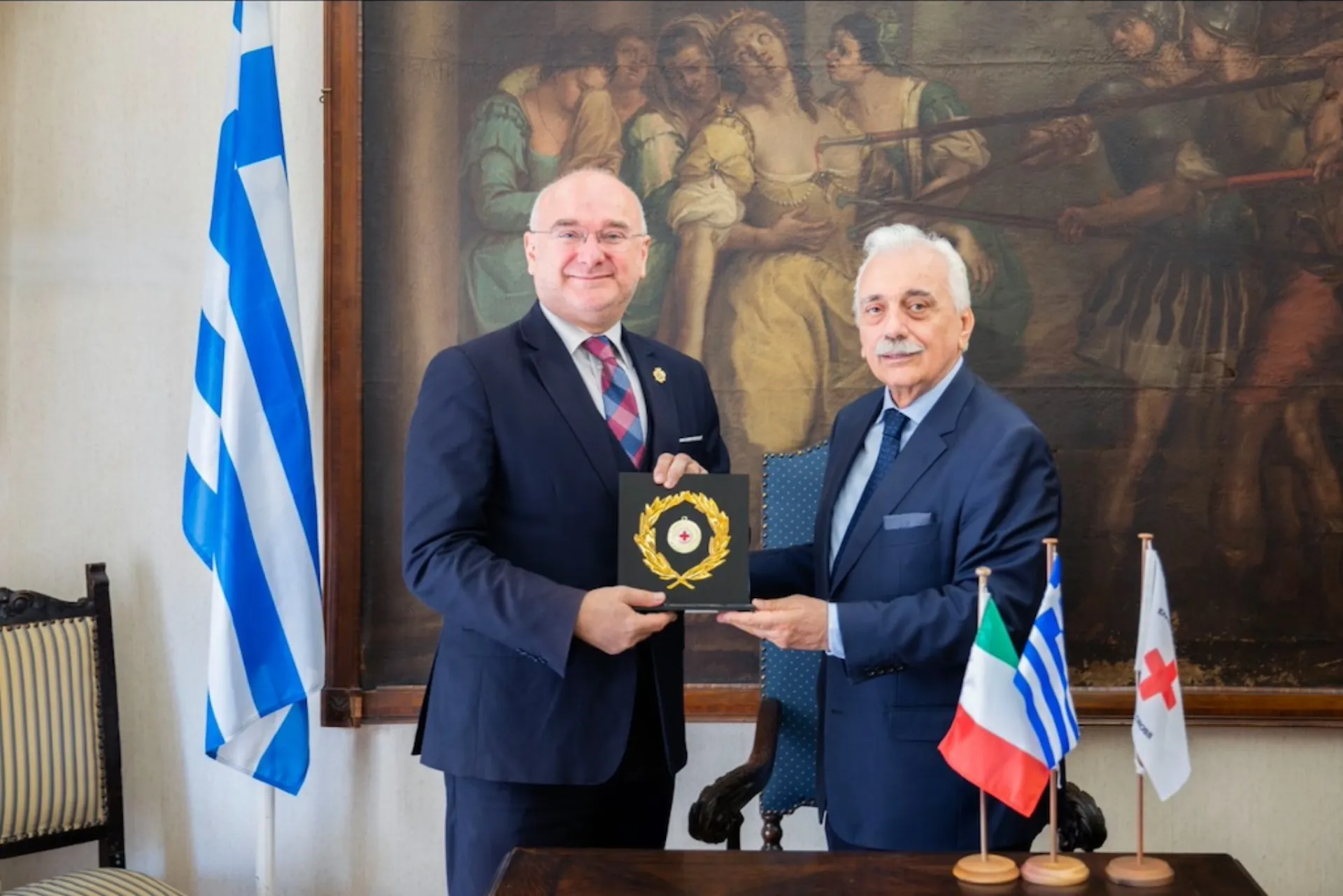 Ελληνο-ιταλική συνεργασία Ερυθρού Σταυρού