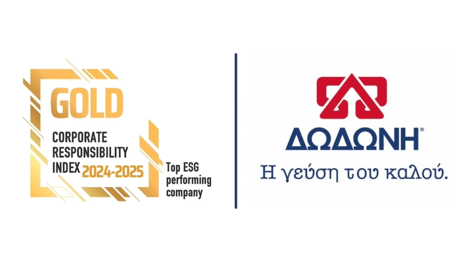 ΔΩΔΩΝΗ: Χρυσή διάκριση στα CR Index Awards 2024-2025