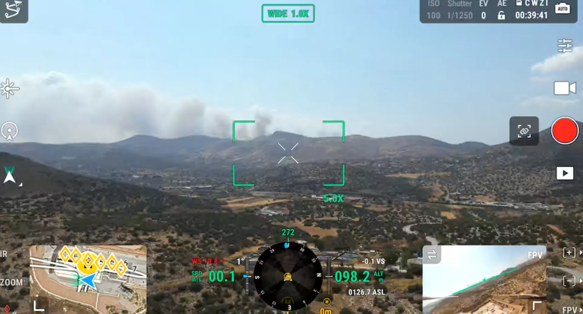 Tα drones του ΑΔΜΗΕ βοήθησαν τους πυροσβέστες