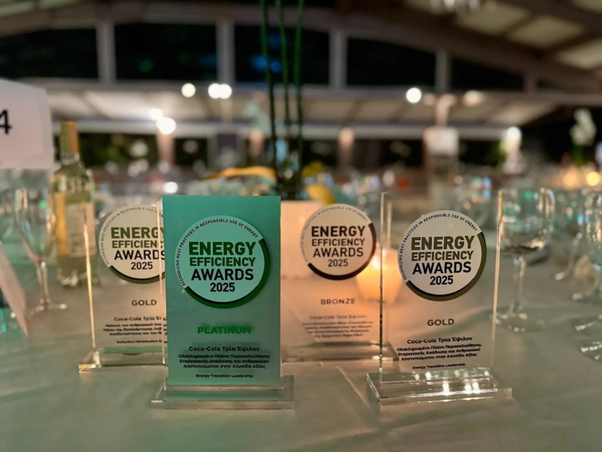 Coca-Cola Τρία Έψιλον:  Οι διακρίσεις στα Energy Efficiency Awards 2025