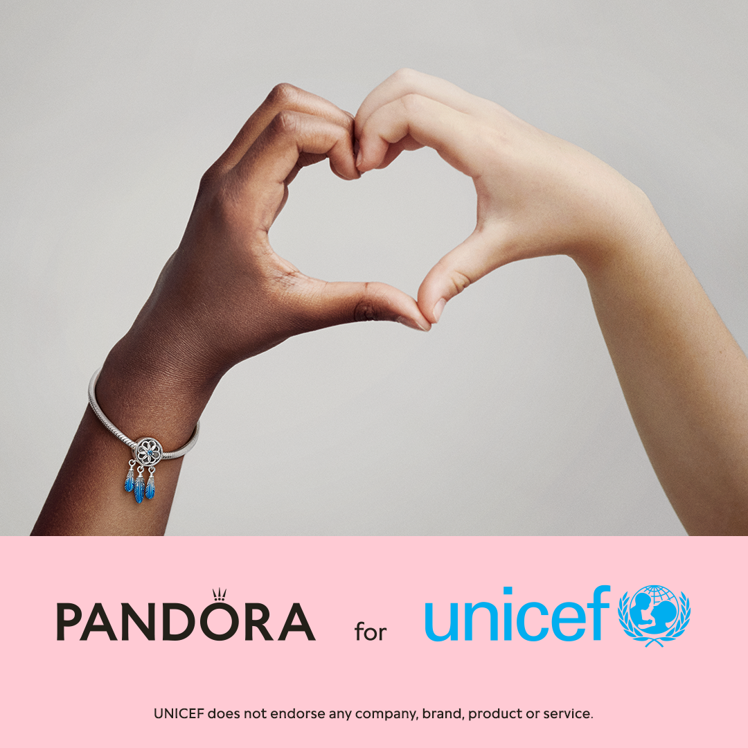 Pandora: Νέο charm for change για τη Unicef