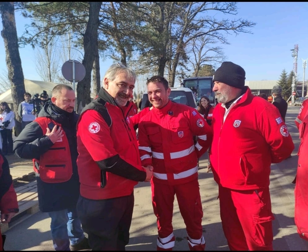 Ο Πρόεδρος της Διεθνούς Ομοσπονδίας Συλλόγων Ερυθρού Σταυρού συνεχάρη τους εθελοντές