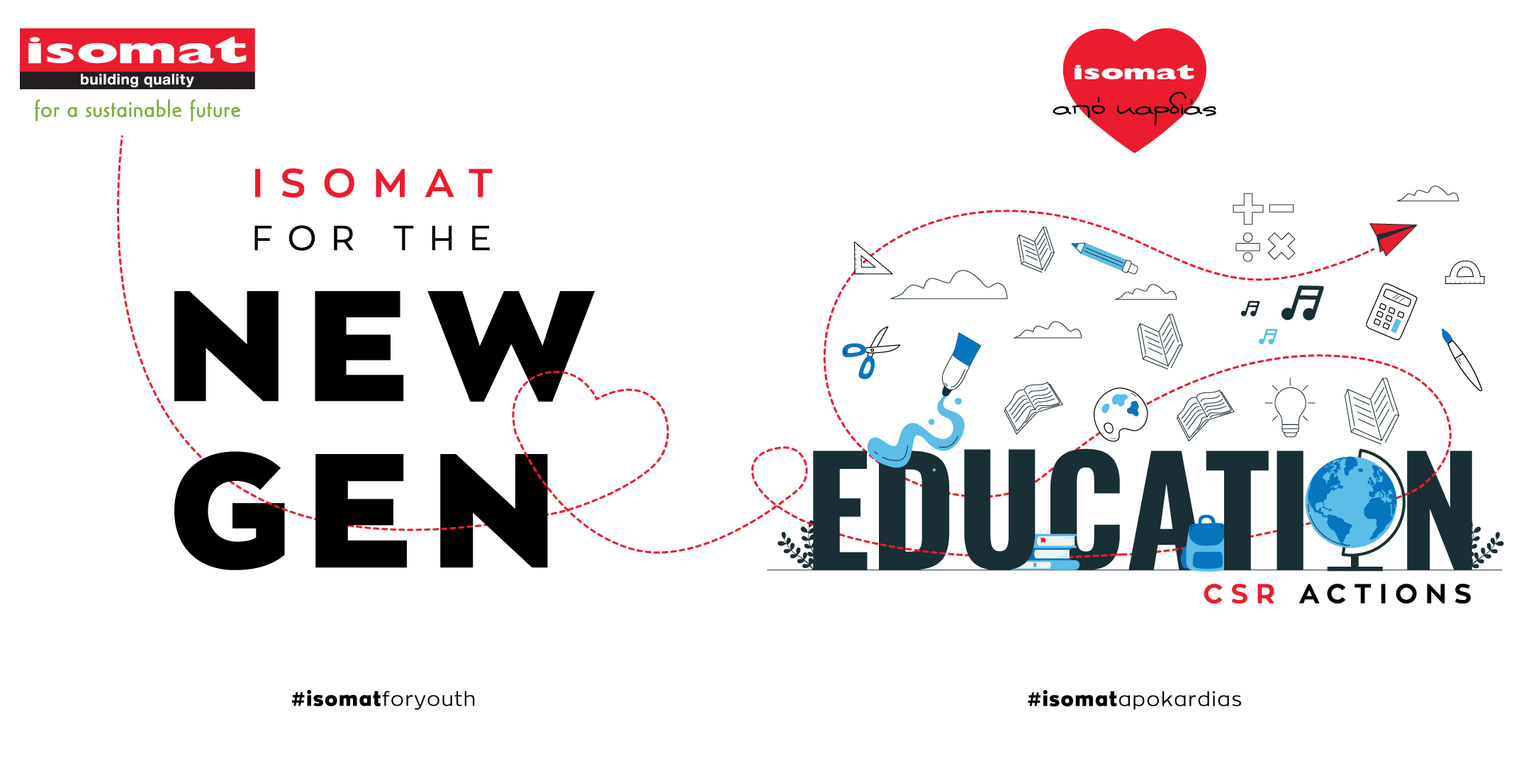 “ΙSOMAT FOR THE NEW GEN”: Νέο πρόγραμμα εταιρικής κοινωνικής ευθύνης από την ISOMAT