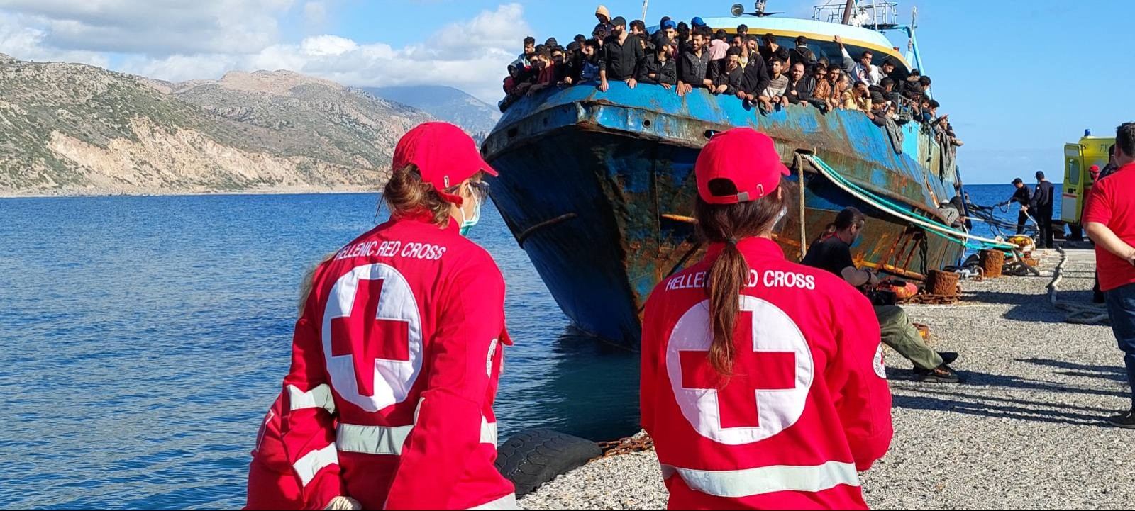 EΕΣ: Συνέδραμε με εθελοντές τους 400 μετανάστες στην Παλαιοχώρα Χανίων